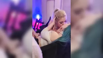 House Party Ends With REAL LESBIAN ORGY!