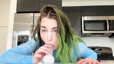 Lusty Teen Babe's Orgasmic Dildo Adventure